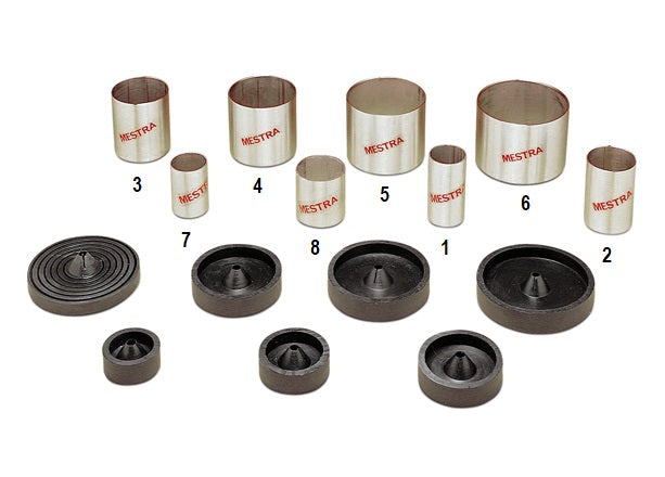 MUFFELRINGE EDELSTAHL 30  x  45  mm