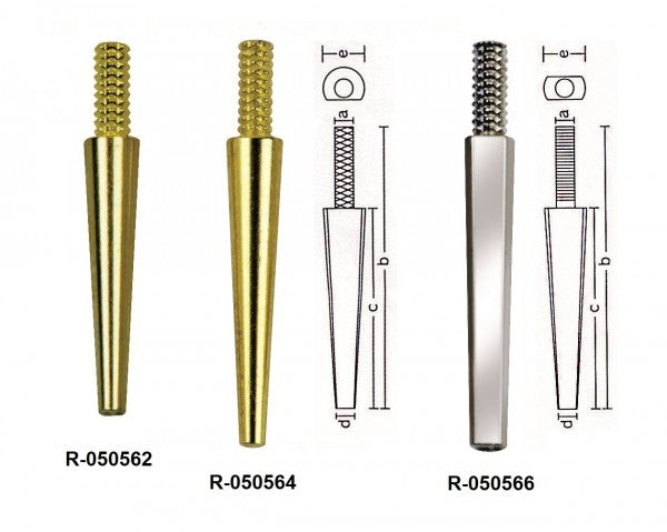 DOWEL PIN FLACH 22 MM CHROM - 1000 STK