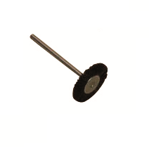ZAHNREINIGUNGSBÜRSTE MONTIERT SCHWARZ, Ø 22 MM