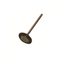 ZAHNREINIGUNGSBÜRSTE GRAU MONTIERT, Ø 17,5 mm