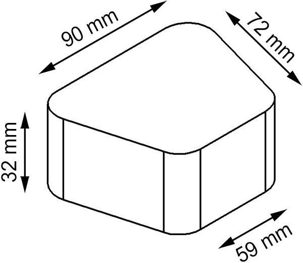 PROTHESEN-BOX BLAU - 100 STÜCK