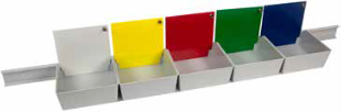 ARBEITSSCHALEN INKL STECKPLATTEN HOCH - GRÜN 10 Stk