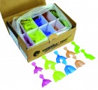 EINMAL-ABDRUCKLÖFFEL KUNSTSTOFF UK MITTEL - 25 Stück