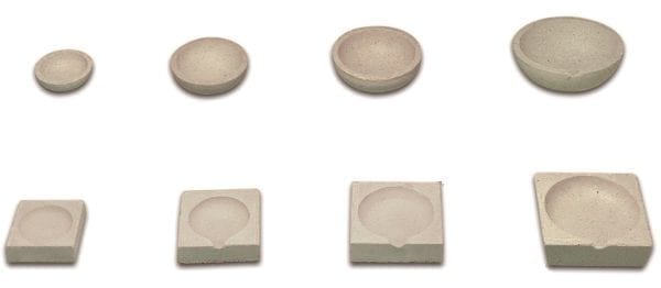 Schmelztiegel quadratisch 8 x 8 cm